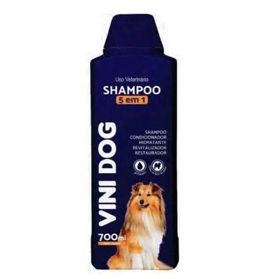 Shampoo Cão 5 Em 1 De 700ml Vini Dog