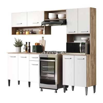 Armário Cozinha Compacta Arizona Essence Carraro - Carvalho-branco Carvalho-branco