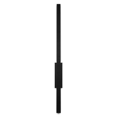 8 Arandelas Traço Frame Linear Reta Led 6w 50cm 3000k-preto