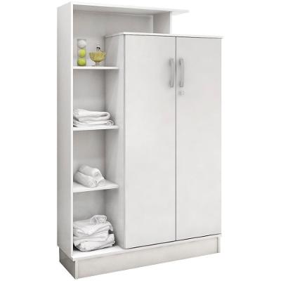 Armario Multi 2 Portas Com Chave 20220 Branco Demobile Branco