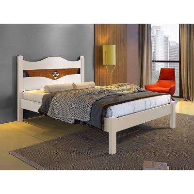 Cama Casal Julia Off White E le Carmolar
