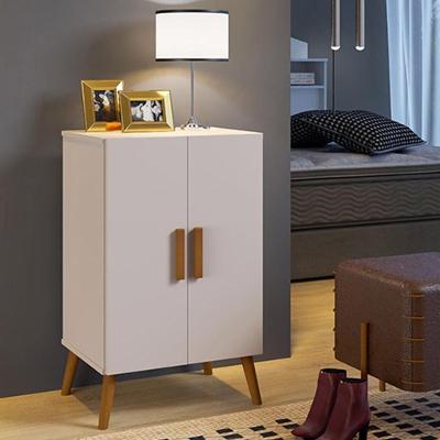 Armário Organizador 2 Portas Cali Off White - Carmolar