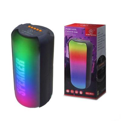 Caixa De Som 10w Com Led Rgb Luz De Ritmo Ka-8931