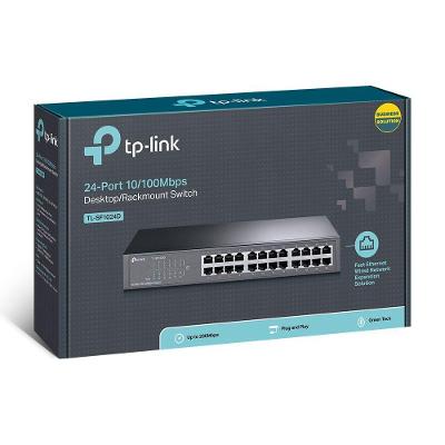 Switch Fast 24 Portas Mesa Ou Montável Em Rack