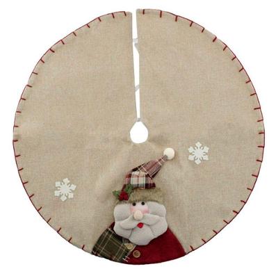 Saia Para árvore De Natal Temática Papai Noel 60cm