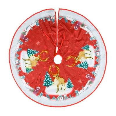Saia Para árvore De Natal Temática Rena Pinheiro 83cm