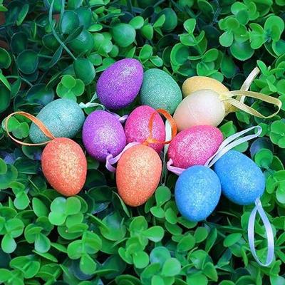 Enfeite Decorativo Páscoa 30 Ovos Pendentes Coloridos