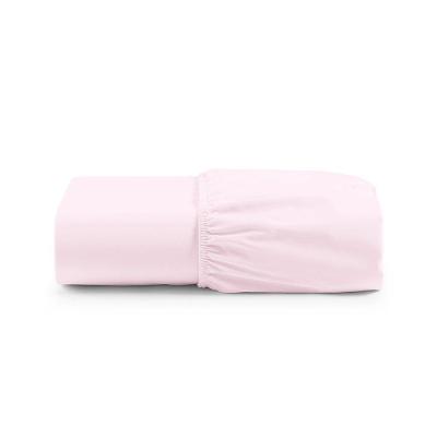 Lençol De Baixo Casal Queen Avulso Com Elástico Primor Percal 400 Fios - Rosa