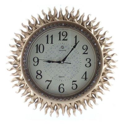 Relógio De Parede Místico Solar Oriental 45cm Dourado