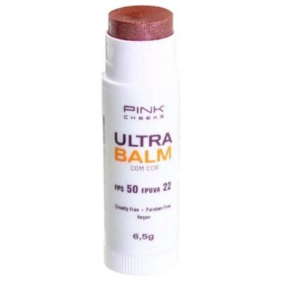 Ultra Balm. Pink Cheeks, Protetor Labial Fpuva22 Be Rose 6,5g