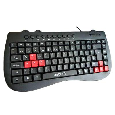 Mini Teclado Multimidia Usb Abnt2 Exbom Bk-m52