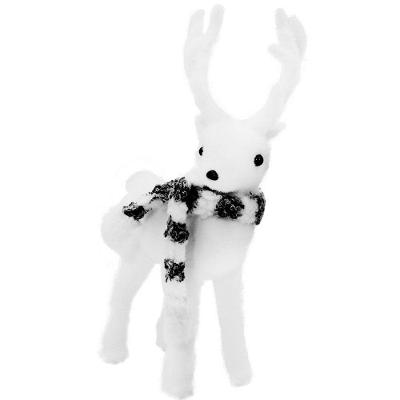 Boneco Natal Enfeite Natalino Rena Felpuda 28cm