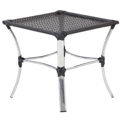 Mesa De Centro Em Alumínio Para Cozinha  Preto