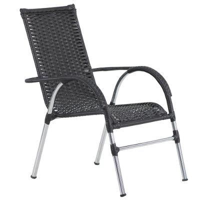 Cadeira Vênus Jardim Lazer Piscina  Preto