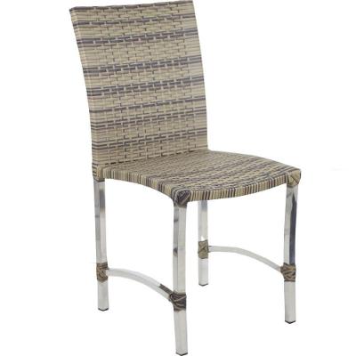 Cadeira De Alumínio Para Mesa De Jantar  Capuccino