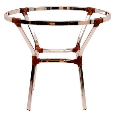 Mesa Ascoli Em Alumínio 70cm Altura X 80cm  Argila