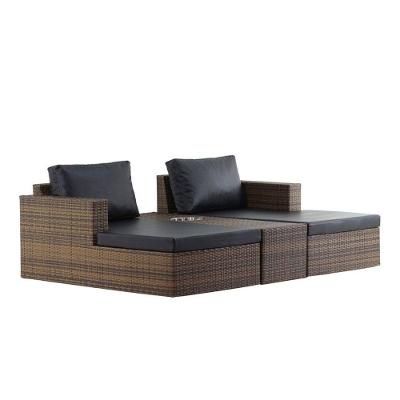 Chaise Recife Em Alumínio Para Piscina Jardim  Argila