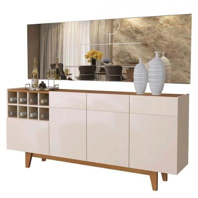 Buffet 3 Portas 1 Gaveta Philadelphia Mavaular Off White - Naturalle