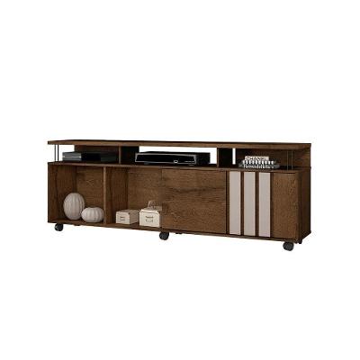 Rack Para Tv Até 75 Polegadas Atraente Jcm Café - Off White
