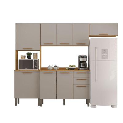 Cozinha Completa New Valencia 4 Peças 8 Portas Salleto Cinamomo - Off White