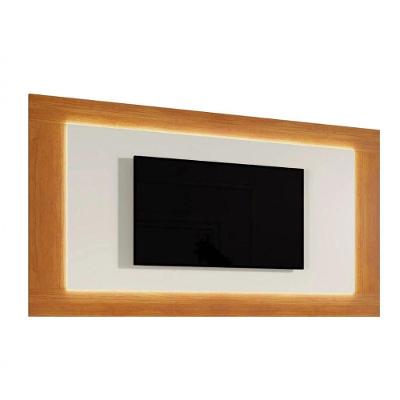 Painel Para Tv Com Led De 65 Atenas Mavaular Naturalle - Off White