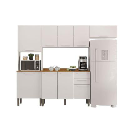 Cozinha Completa New Valencia 4 Peças 8 Portas Salleto Branco