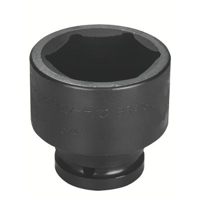 Soquete Impacto Sextavado Aço Cromo Molibdênio 55mm - Encaixe 3/4pol Tramontina Pro Tramontina