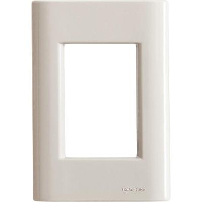 Placa 3 Postos 4x2 Tramontina Giz Fendi Soft Touch Sem Suporte Tramontina