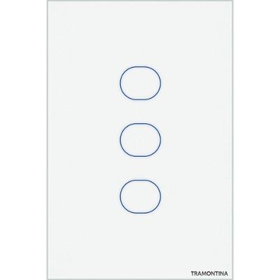 Interruptor Touch Smart Tramontina Branco 3 Canais Tramontina