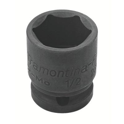 Soquete Impacto Sextavado Aço Cromo Molibdênio 8mm - Encaixe 1/2pol Tramontina Pro Tramontina