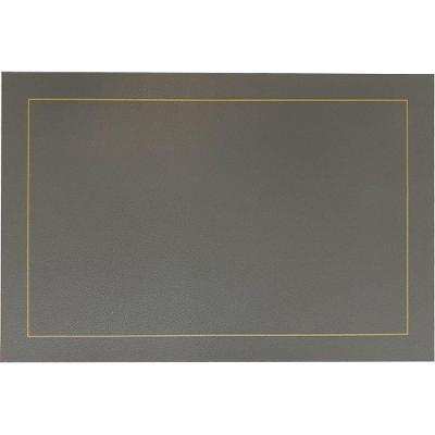 Lugar Americano Classic Pu 45x30cm Chumbo
