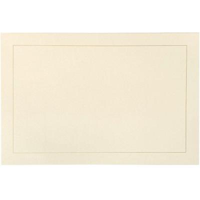 Jogo 2 Americano Classic Pu 45x30cm Palha