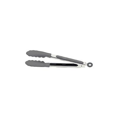 Pegador Multiuso Moldê Em Silicone Cinza E Inox 29cm - Tramontina