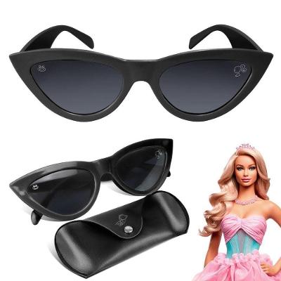 Oculos Sol Criança Vintage Infantil Barbie Gatinho + Case