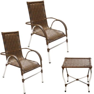 Conjunto De Cadeiras E Mesa De Centro área Trama Original Argila