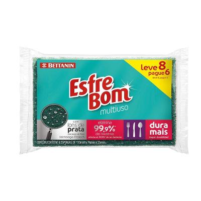 Pack De Esponjas Multiuso Esfrebom 8un - Bettanin