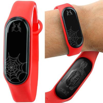 Bracelete Relogio Digital Prova Dagua Homem Aranha Infantil Adolescente  Presente Menino