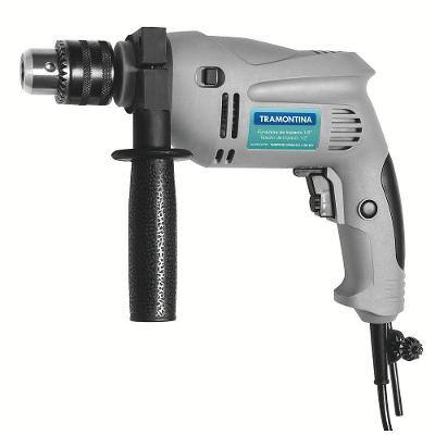 Furadeira De Impacto 500w 1-2" Com Empunhadura Auxiliar 220v - Tramontina
