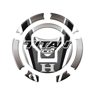 Adesivo Resinado Protetor Bocal Cg Titan Ano Acima 2018 Preto Cor Preto