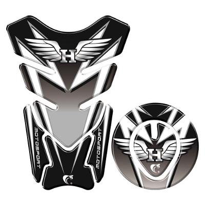 Protetor Tanque E Bocal Adesivo Moto Honda Ano Até 2017 Preto Cor Preto