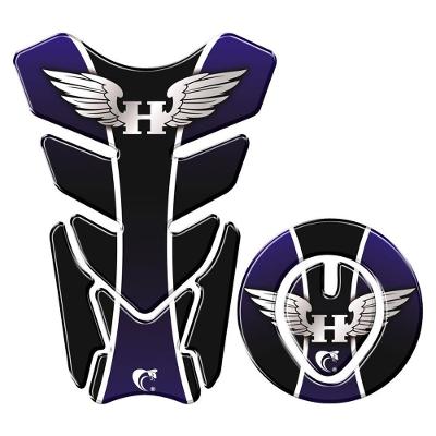 Protetor Tanque E Bocal Adesivo Moto Honda Até 2017 Azul Cor Azul