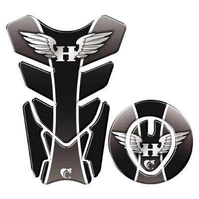 Protetor Tanque E Bocal Adesivo Moto Honda Até 2017 Preto Cor Preto