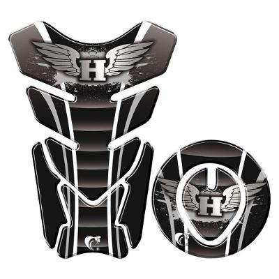 Protetor Tanque E Bocal Adesivo Moto Honda Até 2017 Preto Cor Preto