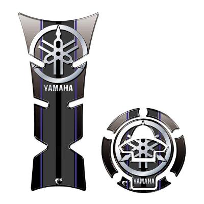 Adesivo Protetor De Tanque E Bocal Moto Yamaha Azul Cor Azul