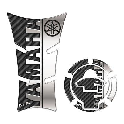 Kit Protetor Tanque E Bocal Adesivo Moto Yamaha Fz25 2023/2024 Preto Cor Preto