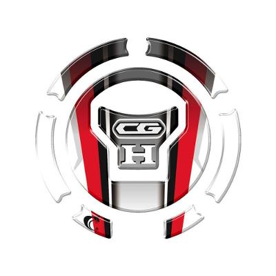 Adesivo Resinado Protetor Bocal Cg Titan / Fan / Start 160 +2018 Vermelho Cor Vermelho