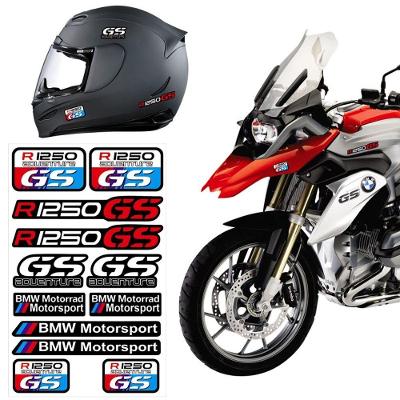 Kit Adesivo Moto Capacete Bmw R 1250 Gs Preto Cor Preto