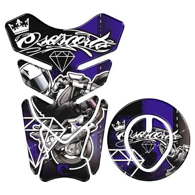 Protetor Tanque E Bocal Adesivo Moto Honda Até 2017 Azul Cor Azul