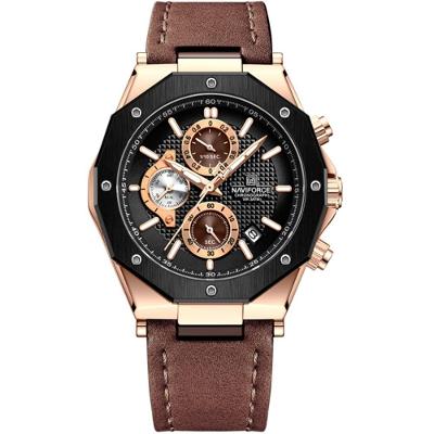 Relógio De Pulso Masculino Esportivo Movimento De Quartzo à Prova D\' água Marrom