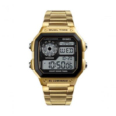 Relógio Masculino Cronômetro Skmei Casual Resistênte à água 1335 Dourado